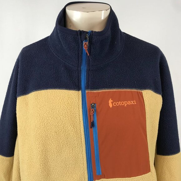 COTOPAXI ~ MENS XL ~ TAN FLEECE COLORBLOCK PULLOVER SWEATSHIRT JACKET - Picture 2 of 8